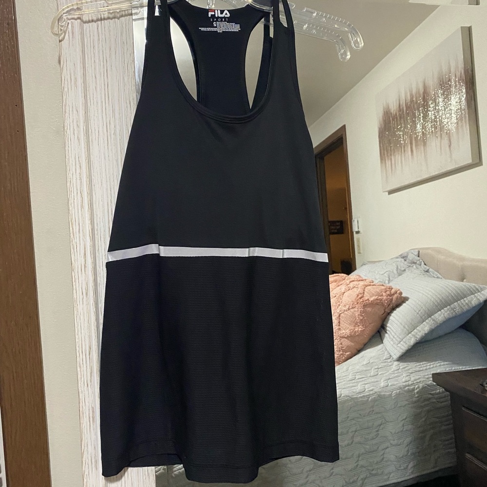 Fila tank top with sports bra attached